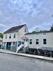 Two buildings- Three units #613 is a mixed-use building consisting of a ground-level commercial space and a residential rental unit above. It is being sold as a package with #611 South St (MLS#6311804). FINANCING AVAILABLE AT KEY BANK CORTLANDT MANOR BRANCH - CALL YOUR AGENT FOR DETAILS. Owner Finance- 30% down Income-producing opportunity for smart entrepreneurs! Be your own boss! Open your business on the ground level and live upstairs, or Rent the entire building as an investor. Ideal space zoned for retail/office/professional/ mixed uses. Have bigger aspirations? Rent all as is until you get your approvals. Within walking distance to Metro North Peekskill train station. The retail space ( with central Air conditioning ) was most recently used as a print shop, but is currently vacant. Permitted uses include but are not limited to attorney, accountant, doctor&rsquo;s office, therapist&rsquo;s office, florist, artist studio, workshop, print shop, and retail store. Other uses may be permitted.