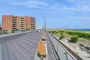 :Welcome to your own beach front slice of heaven at Seaview Terrace! Prominently located directly on the gorgeous Atlantic Ocean and the famous Long Beach Boardwalk, enjoy the sound of f the waves on the sand from every single room in this coveted 4th floor Corner Unit with direct oceanfront views and southwest sunsets. The ocean is at your doorstop with picture window views yet privacy from the boardwalk. Sleep every night to the serene sound of the ocean in your backyard.Featuring 2 Full Bedrooms, 2 Full Baths (with an ensuite), countless closets including a custom walk-in, a high-end renovated gourmet kitchen This 1, 100 square foot unit comes with brand new flooring, Your beachfront corner southwest facing balcony sets the scene for the perfect scene for enjoying your morning coffee or entertaining over the breathtaking Long Beach sunsets. This pristine and coveted building in the desired Westholme neighborhood offers on-site Laundry with new units on the way, secure bulk-storage and 2x6x6 private storage cubbies, bike storage with air pumps in a heated garage, chair and surfboard storage, a large, private outdoor entertaining patio with gas cooking grills and plenty of seating chairs, tables, and umbrellas, and a set of dedicated parking spots for residents-only on a first come, first serve basis, followed by a waitlist for an indoor heated parking spot. Living is easy with electricity included with your monthly maintenance (along with heat, hot water and taxes), plus a modest surplus fee during the summer months for A/C usage. The Seaview Terrace is a sound investment, boasting strong and solid financials while keeping costs down and being well run as a self-managed co-op. With close proximity to both the West End, Central Business District, and the LIRR with 27 daily trains to NYC in under an hour, life is best enjoyed on the beach!  This is a newly listed mint condition OCEANFRONT CORNER UNIT !!!!Amazing ocean views. Proximity to Shopping, Beach, Lirr and Houses Of Worship. Come live by the ocean in this magnificent 2 bedroom summertime getaway.