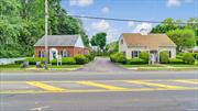 Unique Opportunity! Two single and separate commercial buildings each on their own lot. Total of .95 acres of prime route 25 exposure in downtown Cutchogue. Both Parcels are Hamlet Business which allow many commercial uses as well as multifamily development.