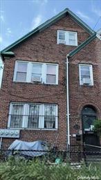 Legal 3 Family brick, fully rented good income in excellent location location location good for investors, 3Fam. close to All, Bus, 7, E , F, M, R Trains, Supermarket, Schools.