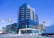 High-rise building in prime location in Flushing center. 24-hour doorman. Brand new unit, crystal lamps, stainless steel kitchen appliances, washer and dryer in the unit. Walking distance to everything: shopping malls, banks, restaurants, cafes/bakeries, supermarkets, post office, library, 7 subway, light rail, buses, etc.