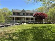 Exquisite Single Family Home with Picturesque Views. Welcome to 56 Sunset Ridge Road, a stunning single family home nestled in the serene landscape of Monroe, NY. This charming residence offers an unparalleled combination of elegance, comfort, and breathtaking views. Key Features:  Location: Situated in the coveted Sunset Ridge neighborhood, this home enjoys the perfect balance of tranquility and 5 acres of accessibility. Surrounded by lush greenery and rolling hills, it provides a peaceful retreat from the hustle and bustle of city life while being just minutes away from major amenities and highways. Spacious Interiors: Step inside to discover an expansive floor plan spanning The interior exudes warmth and sophistication, featuring hardwood floors, crown molding, and large windows that flood the space with natural light. Gourmet Kitchen: The heart of the home is the gourmet kitchen, meticulously designed with quartz countertops, stainless steel appliances, and ample cabinet space.