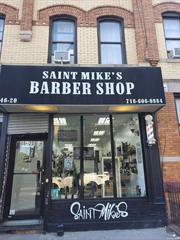 Retail store for lease approximately 410 s/f currently Barber shop willing to lease to another Barber shop but prefer professional use Pharmacy, Law Firm. NO SMOKE SHOPS, CONVENIENCE STORE, OR FOOD BUSINESS. NEXT DOOR RETAIL STORE ALSO AVAILABLE CAN BE COMBINED TO FORM 1 STORE.