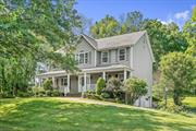 Welcome home! This 4-bedroom, 2.5-bathroom colonial offers 2, 680sqft on 2.3 serene, semi-private acres surrounded by lush, mature trees in Blooming Grove within the sought-after Washingtonville School District. Step inside to beautiful hardwood floors and 9-foot ceilings throughout the first floor, creating an open and inviting atmosphere. Enjoy your morning coffee or evening relaxation on the charming front porch or newly rebuilt back deck. Bright and spacious kitchen has brand new appliances! Featured is the very spacious master suite, featuring a cathedral ceiling, a walk-in closet and a full bathroom complete with a jetted tub and separate shower. Additional features include: a walk-up attic and unfinished basement offering ample storage spaces and the convenience of a central vacuum system. Stay prepared with a generator hookup, ensuring peace of mind during any weather. This home provides a perfect balance of privacy and community, with easy access to many conveniences and major highways. Don&rsquo;t miss the opportunity to make this exceptional property your own. Furniture and personal items in the home also available for sale.