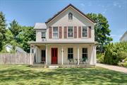 Own a piece of history on the North Fork. This charming c.1889 home is priced to sell and ready for your ideas and vision for renovation. This four bedroom home has some wonderful architectural details-a covered front porch with IPE floor, original staircase, and pocket doors. The roof is about 6 years old and the driveway was redone with stones and granite block border. There is a large barn in the yard that needs renovation and a Hoop House frame. This home is located in the heart of Mattituck and just down the block from Love Lane, brewery, restaurants and shopping. Minutes to bay and sound beaches.