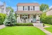 Move right in to this perfectly maintained front porch colonial in the heart of Port Washington. This beautiful home sits on an oversized piece of property allowing for expansion if desired. Sun filled living room, formal dining room, large well appointed kitchen on the first floor, second floor boasts 3 bedroom 1 full bath. primary bedroom has a walk up attic that has been converted into a walk in closet.