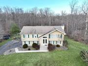 A rare find! Beautiful bilevel with inground pool tucked away in new Hempstead boasting 8.71 ACRES of property (379, 407 sq. feet) + ADDITIONAL ACERAGE AVAIALBLE ! This young home built in 1994 features a cozy living room, formal dining room , eat in kitchen with cherry wood cabinets, center island, granite countertops, 3 bedrooms and 2 full bathrooms on main level. Lower level has a large family room , full bathroom, bedroom and laundry room. Oversized tree lined backyard, In ground pool, deck, and many acres of land makes this home so rare. Value is in the land, Own 8.71 acres of land in sought after New Hempstead neighborhood, many possibilities await you !