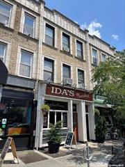 Well-Maintained Mixed-use property on Queens Blvd. Bar pays 9, 133 per month. Plus 50% of RE taxes. 1 year plus 5 years option on lease left. 1 floor unit pays 1, 700 per month second floor pays 1, 600 per month. Great upside potential (Market rents more than $3, 000 per month) on a long-term family-owned investment property. Expenses Are: Insurance: $7, 738.89Heat: $6, 793.89 Water & sewer $600.00 (For two residential units. Store was their own meter). Electric $1, 000.00 RE Taxes $9, 675.00 (store pays 50%), Additional information: Appearance:excellent