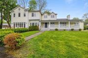 This gorgeous farmhouse colonial offers countless options for a variety of lifestyles. A charming lemonade porch greets you. Enter to the 2-story foyer of the main home. Just beyond the beautiful staircase you&rsquo;ll find a convenient downstairs bedroom with half bath. To the left of the foyer is the eat-in kitchen. This cook&rsquo;s paradise consists of endless counter space, ample cabinet and pantry storage, and modern appliances. The breakfast nook is surrounded by picture windows and elegant French doors spilling out to the porch. This area extends towards the formal dining room, with another set of elegant doors leading to the front patio. From the dining room, step down to the formal living room and enjoy the inviting fireplace. The second floor has three bedrooms including a luxurious master suite with a vaulted ceiling and private bathroom with jacuzzi tub. A second full bath and a convenient laundry room can also be found on this level. The massive basement offers over 600 square feet of additional space that can be transformed into a playroom, fitness area, media room and more. This special home also features a private, two bedroom, two bath guest suite. The entrance can be found on the right side of the home and includes its own driveway. Here you will find an open concept living room and kitchen layout, with an adjacent formal living room. One lovely bedroom and full bath is located on the first level, and a primary bedroom with bath and walk-in closet is on the second level. The home sits on a generously sized lot, with quick access to downtown Stony Point shops and restaurants, the bay and marina, parks, highways, and more.