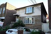 Large two family detached in primary location of Elmhurst, 9 mins walking distance to Queens Center Mall and #R/7 Subway Station! Great Condition! Finished Walking-out Basement! 2 Car attached Garage! Big Belcony on Second Floor! Big Backyard! Separate heating systems! 2 gas meters! 3 electric meters!