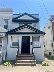 Lovely 1 family colonial with parking, share drive leads to private garage and extra room for garden. First floor has cathedral ceilings in the front porch, lg living room, FDR, EIK with access to yard. This well maintained home has 3 Bedrooms and 2 Baths - Full basement with OSE.