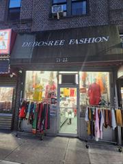 Well-established running Clothing Business of 23 years in Jackson Heights is currently FOR SALE! The business is located in a 1200 Sqft storefront at the corner of 72nd St/35th Ave. Selling with Approx. $50, 000 Inventory. Heavy Foot Traffic, Excellent Visibility, Close to Buses, Shops, and all the hustle and bustle of the Busiest part of Jackson Heights. Ready to Run Your Own Clothing Business? DON&rsquo;T MISS THIS OPPORTUNITY!