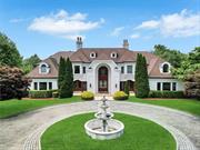 **Price Reduction $6, 990, 000.** Welcome to 4 Old Wagon Lane in Old Westbury, NY. The luxurious estate sits on a 4.01 acre well-manicured property with a beautiful stunning brick home of approximately 8, 900 square feet. Step into the utmost of luxury in this finely detailed home. The high quality craftsmanship is evident though-out the 1st floor&rsquo;s formal dining room, living room, piano room and home office. The Chef&rsquo;s custom eat in kitchen features Thermador appliances, a large island and a fireplace. There are also fireplaces in the formal dining room and living room. The 2nd floor features the main bedroom, which is the utmost of luxury. Large, airy and filled with natural light. The room&rsquo;s fireplace opens to the bedroom and to its tranquil sitting area, There are multiple oversized closets and an outdoor balcony. Its ensuite bathroom features a large jacuzzi, beautiful cabinetry and counter tops, enormous walk in shower and an outdoor balcony overlooking the gardens. The 3 additional bedrooms with ensuite bathrooms complete the 2nd floor. The attic space is fully finished as an entertainment/lounge area with a full bar. The basement with its high ceilings consists of a large family/game room, an additional kitchen and a large full bath. It also has two additional bedrooms, a large home gym and direct access to the back yard. The well manicured outdoor grounds feature a large multilevel stone patio, a gunite in ground pool with jacuzzi, a tennis court and an additional BBQ/entertainment detached structure with a Lynx BBQ Grille, lounge area, large island and fireplace. The all white, approximately 1, 000 square foot addition is stunning and fantastic for hosting friends and family. Three car heated garage is attached for your convenience. Prestigious Jericho School District. Call to schedule a private tour of this stunning estate in the heart of Old Westbury.