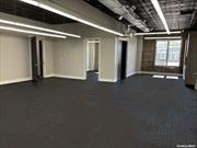 A contemporary loft style office with an open plan including space for plenty of work stations, a conference room, kitchenette and a relaxation area. Located in at the corner of Bayview and Lawrence right across from the post office. This office includes one parking space in the building&rsquo;s private lot.