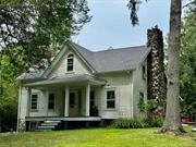 1840s Farmhouse known as &rsquo;Sycamore Place&rsquo; for the 300-year-old tree in front. Once a working farm, home sits on 4.8 rolling acres with original outbuildings still standing (granary, horse shed, stone root cellar & well). Large Living Rm & Dining Rm, 3 Bdrms, 3 fireplaces. Separate entrance with a 1-bdrm apartment. With TLC you could have a historic beauty! SOLD AS IS.   ***Please see attachment more history on the property****