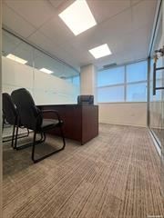 office building with Prime location and Excellent Condition, Around 108 sq ft. Could be rent together with other office Spce around 60 Sq feet for Extra Money. There is common conference room too,  Great space for any kind of offices, minutes from everything in Downtown Flushing, walk to the 7 train and LIRR, many Bus lines in front of the building making commuting easy. Must see....