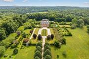 Welcome to an exquisite replica of Salutation, an English Georgian masterpiece originally crafted by Sir Edwin Lutyens in England. Located on an 83-acre estate in North Salem, NY, this luxurious home offers over 10, 000 square feet of living space, including 10 bedrooms and multiple baths. The property features an infinity pool and an indoor pool with a spa for relaxation. The home includes a Boffi kitchen that opens to the family room with a double-sided gas fireplace. A dramatic staircase with antique limestone and wrought iron railing, along with 22-foot ceilings graciously greeting you upon entry. The walnut-paneled library, with a fireplace, provides a cozy retreat. The primary bedroom suite offers ample closet space and a dressing room. The living room and rear parlor each have fireplaces, while the dining room features a herringbone floor and another fireplace. The second floor includes the primary bedroom, library, and two additional bedrooms with ensuite baths, while the third floor has seven more bedrooms. Equestrian facilities include paddocks, grooms quarter, 11 stalls, a tractor barn, and a jumping field. The English-style garden, fruit trees, lily pond, and reflecting pool enhance the beauty of the grounds, which also include open fields and a large pond for fishing. A long driveway ensures privacy, yet the estate is just over an hour from New York City. The carriage house provides four garage bays and two apartments. Recent renovations on the lower level include a new kitchen, half bath, home theater, bar, game room, and a tunnel to the indoor pool. This breathtaking estate offers unparalleled luxury and privacy. Contact us today to schedule a private tour and discover this magnificent property.