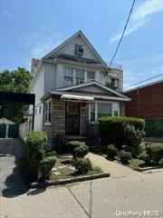 12 min walk to the Woodhaven Train Station & Queens Center Mall, very close to almost everything. Location X3, can do conversion to a multi family property. Land Development Value Potential, OSE BSMT semi finished, the driveway can park at least 6 cars, R5 Zoning Residential 5 Zoning, just a couple of houses away from a great school PS 13 Clement C Moore, also near the Rego Center, buses on Junction Blvd., again Location Location Location.