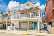 Experience the epitome of coastal living in this pristine, FEMA-compliant beach house, completely rebuilt in 2015 and located in the heart of the West End. Start your day on the charming patio, then step inside to a spacious foyer/mudroom with interior access to a tandem 2-car garage and a 9x24 storage area. The main floor boasts a sunny west-facing Trex deck with a retractable awning, perfect for afternoon relaxation. Enjoy an open layout connecting the living space, a gorgeous kitchen with stainless steel appliances and quartz countertops, and a cozy dining area. This floor also features two well-sized bedrooms, a full bath, and a convenient laundry area. Ascend to the top floor to find your private primary bedroom ensuite, complete with a spacious full bathroom and vanity area. Additional highlights of this home include a custom-built outdoor shower, a 5-year-old roof, a whole-house water filtration system, high-efficiency heating, custom blinds, 5 wide hardwood flooring, a split unit AC system, ample closets and eaves storage, and a fenced-in 30&rsquo;x12&rsquo; yard for extra entertaining space. Plus, there&rsquo;s a shed for all your beach gear and bicycles. Located just one block from Long Beach&rsquo;s famous boardwalk and pristine beaches, and close to local shops and restaurants, this home offers the perfect blend of comfort and coastal charm.