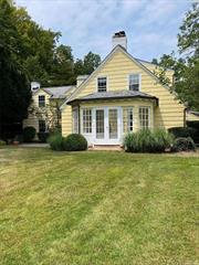 Charming Country Colonial set on private acre within Gated Estate. 10 rooms, 3 1/2 Baths, Hardwood floors, 3 fireplaces. All freshly painted inside and outside. Pets considered.