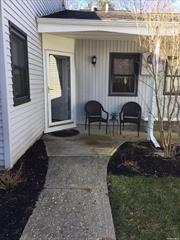 Lovely Unit 2 Bedroom, 2 Bath with 1 car garage, enclosed back porch, in active 55+ Community, Spacious living Areas, Basic Cable & Water included, Close to Clubhouse