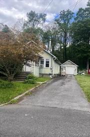 2-bedroom ranch home with endless possibilities! Single-story living with full basement and attic for additional storage. Located on a nice .29 acre with a detached garage and shed. The house in need of some updating and vision to bring it into its new splendor. Within minutes of shopping, eateries, schools. Q&W Trail, hiking, Shawangunk Mountains Byway, Minnewaska State Parke Preserve, Ellenville waterfalls, High Peters Kill Trail, Rainbow Falls Trail. Within 20 mins. to Stone Ridge where you&rsquo;ll find you&rsquo;ll find antique shops, farms & orchards. Also has a mix of dining options and proximity to the falls, watering holes & hiking trails of Catskill Parks. It is also home to the main campus of SUNY Ulster. Whether to occupy or invest, this is a great opportunity.