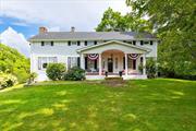 Welcome home to this stunning 1850s colonial on over an acre in the heart of Ulster County tucked between Wallkill and Gardiner in the desirable Wallkill School District.  As you enter through the oversized rocking chair front porch into the more then 2900 sq ft 4 bed / 2.5 bath home you immediately notice its grander and original characteristics throughout - An oversized den with fireplace off the front hall and a grand dining room with built in cabinets with direct access to kitchen that&rsquo;s ready for all those holiday gatherings with family and friends. Head into the chef&rsquo;s kitchen, with tons of counter space that has all newer appliances including double wall oven, large gas cooktop and butcher block island ready to enjoy! The first floor also boasts an updated powder room, a living room with gas fireplace set in stone with original barnwood mantel and an amazing, oversized sun filled family room with French doors into the living room and direct access to the kitchen and backyard. The first floor is truly setup for entertaining with a great flow from one room to another. Head upstairs and you are greeted with an updated full bath, 3 large sized bedrooms and a master suite that includes wood burning fireplace and multiple large closets plus an oversized full bathroom with beautiful, tiled shower. STUNNING Exposed original beams and original wide plank hardwood floors, some over 2 feet in width, throughout add charm and character that cannot be recreated! Head outside and you will find the updated rear composite deck directly off the kitchen, with a BBQ area that overlooks the large fenced in back yard with inground pool with slide, two sheds, and tons of additional patio space poolside with a built-in fire pit! The oversized garage can easily fit 4 cars plus more with lots of shelving for storage. MANY updates throughout including automatic whole house generator, new water heater, new roof and new heat pump and new central AC system. Minutes to route 300 and 87 and under 70 miles to NYC, this home is a true commuters dream!