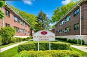 Welcome to beautifully landscaped Flowerview Gardens in Floral Park Village! Spacious studio unit on 3rd Floor. Updated efficiency kitchen w/Stainless appliances and granite counters, living room w/custom, built-in Cherrywood Murphy bed and custom cabinetry, dining area and full bath. Lots of closets for storage. Convenient to Laundry Bldg., LIRR, Library, Post Office, Shops and Restaurants nearby.  Enjoy Floral Park Recreation Center w/pool complex. Move-in Ready! Buy-in fee 2.5% paid by purchaser at closing.