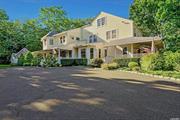 Charming Colonial farmhouse situated on 0.87 acres in the heart of Centerport. This elegantly appointed 4-bedroom, 3-bathroom residence features a gourmet kitchen equipped with new Viking double ovens, a DCS warming tray, and a Bosch dishwasher. The kitchen seamlessly transitions into a spacious entertaining area highlighted by a stone gas fireplace. French styled doors opened to a beautiful deck that wraps around the home, perfect for outdoor gatherings. This Centerport gem boasts cathedral ceilings, hardwood floors, granite countertops, spacious walk-in closets, second floor laundry and an alarm system. Ideally situated near Greenlawn and Huntington Village, the property offers proximity to schools, parks, beaches, golf courses, LIRR, restaurants, library and shopping. SD# 6 Harborfields School is ranked in the top 2024 Niche best schools.