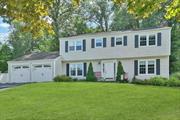 SUFFERN, NY: Charming Center Hall Colonial -Experience the perfect blend of tradition and elegance in this charming Center Hall Colonial. This spacious home features 4 bedrooms and multiple bathrooms, conveniently located just minutes from downtown and NJ Transit to NYC. Key Features: Light-Filled Kitchen: Enjoy a modern kitchen with abundant cabinetry and beautiful views of a lush, wooded rear yard. Relaxing Den: Adjacent to the kitchen, the large den offers direct access to a spacious deck, ideal for outdoor relaxation. Formal Living and Dining Rooms: Entertain guests in style with a formal living room featuring a wood-burning fireplace and a separate dining room. Modern Amenities: Includes updated vinyl windows, Hunter Douglas window shades, and refinished wood floors (2018). Primary Suite: A serene retreat with a modern bath, featuring a shower enclosure, light tiles, double sink, and a large walk-in closet. Recent Updates: New Goodman furnace (HVAC system) installed in December 2023, resurfaced driveway by Precision Paving (2021), and a waterproofed basement by Bonded Waterproofing Service Inc. Convenient Features: New garage doors with electronic openers. Just minutes from the NJ border, NJ Transit to NYC, and the historic charm of downtown Suffern, this home offers both comfort and accessibility.