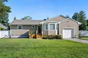 Welcome to 211 King Road, Rocky Point, NY! This stunning 4-bedroom, 2-bathroom home offers modern living just minutes from the beach. Fully renovated in 2023, this property combines comfort, style, and convenience. Key Features: New Central AC: Enjoy year-round comfort with brand-new central air conditioning. Newer Roof: Worry less with a recently updated roof, ensuring long-term durability. Open Floor Plan: The spacious layout creates a seamless flow between the living and dining ideal for family gatherings and entertaining. Finished Basement: Expand your living space with a full finished basement Secluded Backyard: Escape to your private backyard oasis, offering a peaceful retreat for outdoor relaxation and activities. Prime Location: Close to the beach, shopping, and major highways, this home offers easy access to everything you need. Whether you&rsquo;re looking for a family home or a peaceful getaway, 211 King Road has it all.