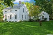 Beautifully restored and updated Colonial Path House. The front facade of the house has been restored to clapboard siding and cedar shake. The original rooms on the first floor include a cozy parlor with wood burning fireplace, an adjacent dining room, farm kitchen and full bath/laundry room. All with antique wide plank floors. The second floor has 2 bedrooms and large storage closet, as well as a full bath with an antique soaker tub. A new addition doubled the living area. The design of the addition compliments the old part of the house while modernizing the space with an ensuite bedroom, living room, a year-round sunroom, wide plank hardwood floors and working fireplace with a hand carved mantle from a Victorian Mansion. The kitchen has been updated with built in cabinets, a farm sink, a Bosch dishwasher and Viking stove. A bluestone patio is directly off the Primary bedroom. A successful and popular bed and breakfast was operated in this new addition. An accessory cottage is perfect for your studio or office. House in the heart of wine country. Top Southold Restaurants: John Fraser&rsquo;s North Fork Table  and Chef Panyard&rsquo;s Southold Social. Note: Access to Founders Landing Beach., Additional information: Interior Features:Lr/Dr, Separate Hotwater Heater:1