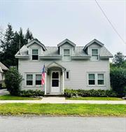 Timeless two story Catskill charmer awaits! Conveniently located in the quaint establishment known as Village of Wurtsboro, nestled in the heart of Sullivan County. Needs some TLC to help restore the vintage character found throughout the interior of this home. The first floor offers an eat in kitchen and a spacious living room featuring a brick fireplace, focal point. Upon the second floor, you&rsquo;ll find the master bedroom and two additional spaces, along with a full bath. Step outside to a decent sized backyard together with a detached, single car garage, which can be used for additional parking, storage or workshop space. Desirable utilities and taxes. Perfect for the first time homebuyer, investor or anyone looking to move to a less populated community to establish a new generation of history. Don&rsquo;t miss out on this one, schedule a viewing today!