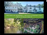 This multi unit property has been in same family for generations on 4.63 acres with beautiful water frontage. There are 5 septic systems and 1 well per seller. The central 6478 sq ft colonial from 1915 with gunite pool has hardwood floors, 3 fireplaces, hot air heat, plus another attached building where owner has architecture office. Above office on main floor, there is a 2 bedroom 2 bath apartment. Then there is another 2 bed 2 bath double wide mobile home with rental tenant next door. The main building needs a repair of one wall, but this building would be a memory of grand days if restored! One can add more rental houses on the property. One must present plans to town first. Lots of parking also.