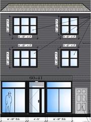 Brand new renovated storefront in Maspeth Queens. This roughly 1200sq ft space has an open layout with 2 entrances, 2 bathrooms, windows front and back and roughly 9 foot ceilings. Ideally located just 2 blocks from the Long Island Expresway and convenient to all. Ideal for any professional office with the option to subdivide. 3 parking spots available for lease. Private backyard as well! Must see!