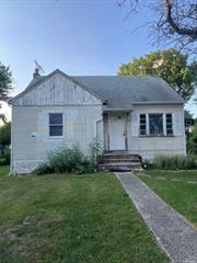 REHAB NEEDED FOR THIS 4 BEDROOM 1 BATH CAPE BEING SOLD WITH TENANTS . HOME HAS UNFINISHED BASEMENT NO OUTSIDE ENTRANCE. CURRENTLY WE ARE DOING EXTERIOR SHOWINGS ONLY WITH CASH ONLY OFFERS CONSIDERED