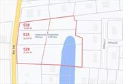 This offering consists of a package of 3 lots - totaling approx. 4.3 Acres - on US Rte. 9W with 300+ ft. frontage, in Upper Nyack (Clarkstown), Rockland County. The front (9W) is in the versatile Commercial Office Business zone district, allowing many uses including (partial list) Fitness related, Retail, Medical & Veterinary, Bank and Labs; and, with special permit, Light Industrial & Warehouse, Day Care, Nursery/School, Vehicle & Parking related, Care Facilities and more. The back of the property is in the Residential R-20 Zoning District, with some wetland at the back (eastern) end. Some engineering studies for the potential development of the site were performed and engineering drawings for a proposed 54, 900 SF or 81, 900 SF Self-Storage Building, and also a recent Phase-I study - are available.