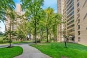 Spotless spacious high floor one bedroom with sprawling layout and river views from living room and bedroom, in the tranquil and peaceful setting of Fordham Hill Oval. Gorgeous newly refinished hardwood floors throughout, new tiles in the kitchen and new paint make this your move-in ready oasis, in a quiet, beautifully landscaped gated community, with 24-hour security, playground, laundry room, community room, patio seating areas, a senior citizens center and storage rooms. And the maintenance includes all utilities! Additional Information: HeatingFuel:Oil Above Ground,