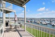 Stunning Contemporary styled, Waterfront Townhouse featuring amazing views of Manhasset Bay from most of the unit! Features a 30 ft deck off the main level plus 2 additional decks on Bedroom level....all offering panoramic water views.