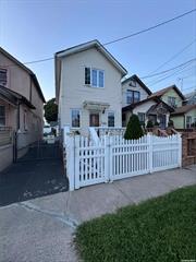 This beautiful ONE family home in South Ozone Park features 3 bedrooms, finished basement, updated kitchen with access to back yard and a finished basement with separate entrance. This home is near schools, transportation, 5 minute five to JFK Airport and Resorts World Casino.