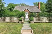 Darling Cottage in East Hampton. Exceptionally convenient East Hampton cottage (2000 SF +/-) with casual pool-blue decor. Four bedrooms (2 bedrooms on each floor) 2 full baths with lovely living room, eat-in kitchen, dining room, and enclosed media porch. The Gunite pool is surrounded by a bluestone patio ready for all of your al fresco dining. Backyard is enclosed. An outdoor shower, lush landscaping, generator, and central air are some of the modern amenities. Located one block from train and two blocks from everything else, this home is always in demand. Convenient to all the village offers shops, restaurants, transportation and ocean beaches.