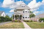 Step back in time with this charming, updated Victorian gem; circa 1900, nestled South of Main Street. This updated elegant home features a welcoming front wraparound porch, perfect for relaxing and enjoying the neighborhood&rsquo;s ambiance. Inside, take note of the high ceilings and natural lighting. Moving along, you&rsquo;ll find three bedrooms, a delightful New eat-in kitchen, and a formal dining room ideal for hosting gatherings. The inviting living room and cozy den with fireplace offer ample space for both entertaining and unwinding. With two New fullly renovated bathrooms and a walk-up third-floor attic with endless possibilities, this home seamlessly combines historical charm with modern comfort. Recent updates include newly renovated kitchen with new appliances, 2 fully renovated bathrooms, updated 200amp circuit breaker panel and new electric service cable, refinished wood flooring, new bluestone steps leading to a wraparound porch and new paver patio in the backyard. Located close to the beaches, ferries, dining, and shopping, it offers the best of coastal living and convenience.