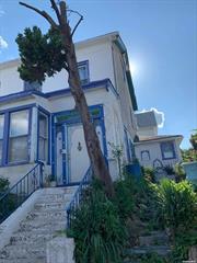 Large house!! Located in the heart of commercial district of the neighborhood , endless possibilities!!! 14 rooms, 6 bathrooms  2 car garage and more R3-2 with C1-2 overlay