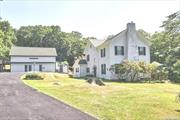 This stunning 5-bedroom, 3.5-bath Colonial, set on 1.9 picturesque acres, offers the perfect blend of timeless country charm and modern living. With hardwood floors throughout, spacious rooms, and plenty of natural light, the home is both elegant and inviting. In addition to the main house, the property includes a fully renovated, two-story carriage house with 2, 274 sq. ft. of flexible space, ideal for a guest suite, home office, or creative studio. An additional 800 sq. ft. storage shed in the backyard provides ample storage for tools or equipment. Located in a serene setting, this property offers privacy and outdoor space while still being close to local amenities-truly a unique find!, Additional information: Appearance:Great, Interior Features:Guest Quarters