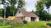 Almost everything is new in this charming two-level country home in Sullivan County, approximately 2 hours from New York City. Totally renovated by the owner, upgraded and expanded in 2024. New roof, walls, windows, floors, plumbing, heating/cooling, kitchen with island and granite countertops, 3 bedrooms and 2 baths, expanded covered porch. This beautiful home features an open layout designed for comfort and functionality. The main level boasts a large living area and kitchen combination with radiant heat floors, new wood burning stove, dining area, spacious kitchen equipped with a nice size island and new stainless steel appliances. It provides ample living space with one bedroom and full bath on the ground floor and main bedroom and another full bath on the upper level, plus third bedroom perfect for home office. The lower level opens to a covered porch. New full size washer and dryer in the lower level bathroom. House is situated on a 0.4 acre level lot with barbecue area, tool shack and plenty of room to build a garage. Beautiful, fenced vegetable garden. Brand new drilled well supplies top quality drinking water, but municipal water is also available. Experience the best of country living without sacrificing convenience in this country home. Access to community pool and clubhouse, dog park, Smallwood Beach. Lake access pass can be acquired for a fee. Owner will include all furniture, appliances and equipment. All work has been done, just move in. Great location, minutes from Monticello, Bethel Woods Center for Performing Arts and Resort World Catskills. Enjoy the best quality of life that Catskills region offers including serenity and accessibility to many local amenities.