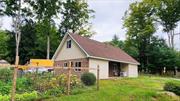 Almost everything is new in this charming two-level country home in Sullivan County, approximately 2 hours from New York City. Totally renovated by the owner, upgraded and expanded in 2024. New roof, walls, windows, floors, plumbing, heating/cooling, kitchen with island and granite countertops, 3 bedrooms and 2 baths, expanded covered porch.This beautiful home features an open layout designed for comfort and functionality. The main level boasts a large living area and kitchen combination with radiant heat floors, new wood burning stove, dining area, spacious kitchen equipped with a nice size island and new stainless steel appliances. It provides ample living space with one bedroom and full bath on the ground floor and main bedroom and another full bath on the upper level, plus third bedroom perfect for home office. The lower level opens to a covered porch. New full size washer and dryer in the lower level bathroom. House is situated on a 0.4 acre level lot with barbecue area, tool shack and plenty of room to build a garage. Beautiful, fenced vegetable garden. Brand new drilled well supplies top quality drinking water, but municipal water is also available. Experience the best of country living without sacrificing convenience in this country home. Access to community pool and clubhouse, dog park, Smallwood Beach. Lake access pass can be acquired for a fee. Owner will include all furniture, appliances and equipment. All work has been done, just move in. Great location, minutes from Monticello, Bethel Woods Center for Performing Arts and Resort World Catskills. Enjoy the best quality of life that Catskills region offers including serenity and accessibility to many local amenities. Additional Information: Amenities:Storage,