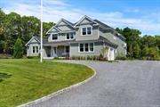 As you enter this 6600 sq ft home you feel a tranquil calm instantly upon entering with the beautiful light that radiates the entryway with a ceiling height towering almost 30 feet. The coastal color palette carried throughout the entire space are soft hues of blue that transition incredible into the gorgeous flooring in hues of grey and are absolutely stunning. The meticulous attention to detail and the unwavering commitment to superior craftsmanship are evident, showcasing excellence at every turn. The sophistication of all the elements and finishes are current and exciting. Continuing on the main level, you&rsquo;ll discover a formal dining room, a spacious living room, a well-appointed study, and an inviting great room flooded with natural light streaming through its expansive windows. Your chef&rsquo;s dream kitchen is a true masterpiece, equipped with top-of-the-line appliances and featuring an impressively lengthy island that can comfortably seat up to 10 guests. It seamlessly flows into the great room, which boasts soaring ceilings, creating an open and airy ambiance. This residence boasts a total of 6 bedrooms and 5.5 bathrooms. On the first floor, you&rsquo;ll find the primary bedroom with an ensuite bath that includes radiant heating for added comfort. Upstairs, there are four additional bedrooms, two of which have their own ensuite bathrooms. One of these bedrooms opens onto a deck overlooking the rear yard, and there&rsquo;s also a dedicated game room for entertainment. The lower level of this home leaves no desire unmet, offering spacious office, one bathroom, a well-equipped gym room, an open area for gatherings and entertainment, and ample storage space to meet your needs. Step outside to your private outdoor oasis. The beautifully landscaped backyard features a sparkling swimming pool, a spacious patio for al fresco dining, lush greenery, stunning accent lighting and even an outdoor shower. It&rsquo;s an entertainer&rsquo;s dream, where you can host poolside parties and barbecues or unwind and enjoy the Westhampton sunshine. Private resident beach is only 1.6 miles door to door. The residence features an energy-efficient geothermal heating and cooling system, supplemented by a backup gas heater and electric cooling for optimal efficiency. Additionally, there is a pre-installed transfer switch and wiring ready for a Generac generator, ensuring uninterrupted power supply when needed. To accommodate eco-conscious homeowners, the garage is also furnished with an electric car charging station. Don&rsquo;t miss the opportunity to make this exquisite 6 bedroom, 5.5 bath Westhampton estate your forever home. Schedule a private tour today and experience the height of luxury living in this charming community. Your dream home awaits!