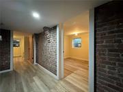 Office space/storage unit with 2 rooms, exposed brick, bathroom and private entrance, available.