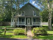 Located in Patterson, this old-school -two story property with a fenced in backyard has many charming features. The front entry is flanked by a wraparound porch. The interior rooms on the first floor offer options for usage. The kitchen with a closeted pantry has an attached laundry room with side entry access. There is a nicely sized bedroom also on this level. The second floor has three very spacious bedrooms with large windows letting in perfect sunlight. The rear yard is completely fenced in on a level lot. This property is conveniently located and is within minutes of the village. If you like charming older homes and have redesign visions, this may be the property for you. Easy to view, call to schedule.