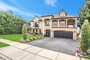 From the striking double fronted Iron front door, pillars, and decorative wrought iron window rails, you will surely be impressed w/ the state of the art workmanship on this 2600 sq ft colonial. Entrance foyer w/ half bath leads into the luxurious dining and huge kitchen with cherrywood cabinetry, large center island, marble counters, wine cooler & stainless steel appliances. Den has woodburning fireplace opposite the stunning living room with arched Anderson windows, porcelain and exquisite wood floors throughout,  French doors leading to your private bricked yard overlooking the water. The sweeping ornate staircase takes you upstairs to a master bedroom which boasts a stunning soaking tub. Open the French doors and relax on the Mediterranean inspired villa wrap around balcony overlooking the lavish garden, patio and canal below. 3 further bedrooms and full bathroom. 70ft of bulkhead perfect for your boating needs and minutes to bay. Two car garage, sprinkler system, 200 amp. This rental is truly unique and one of a kind!